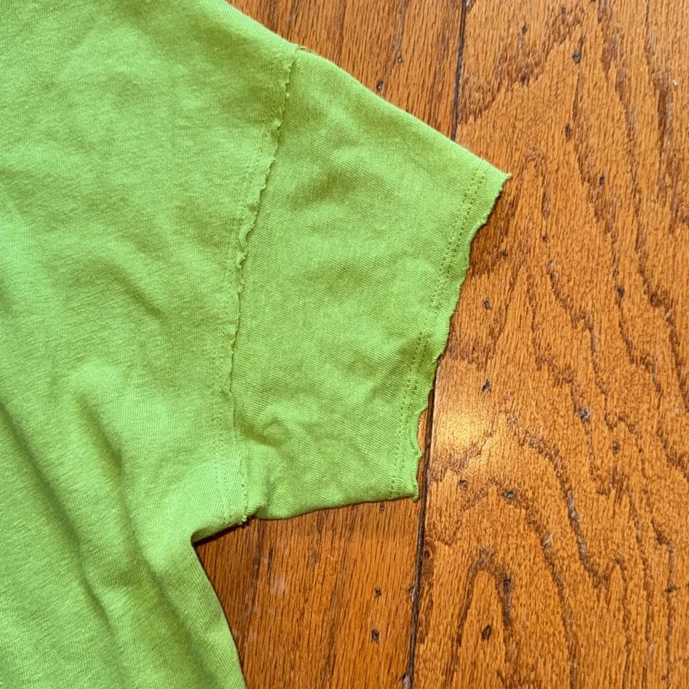 Never worn, Pilcro, XS, over sized lime green tee- fun and soft - Picture 6 of 6